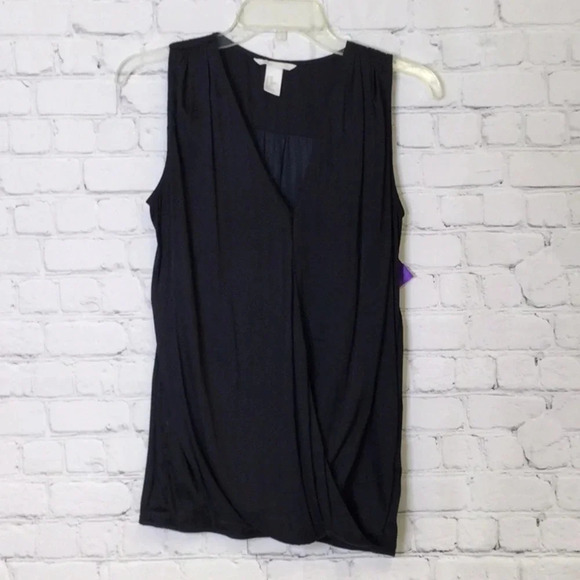 H&M MAMA Black Sleeveless Blouse size XS - Picture 1 of 5